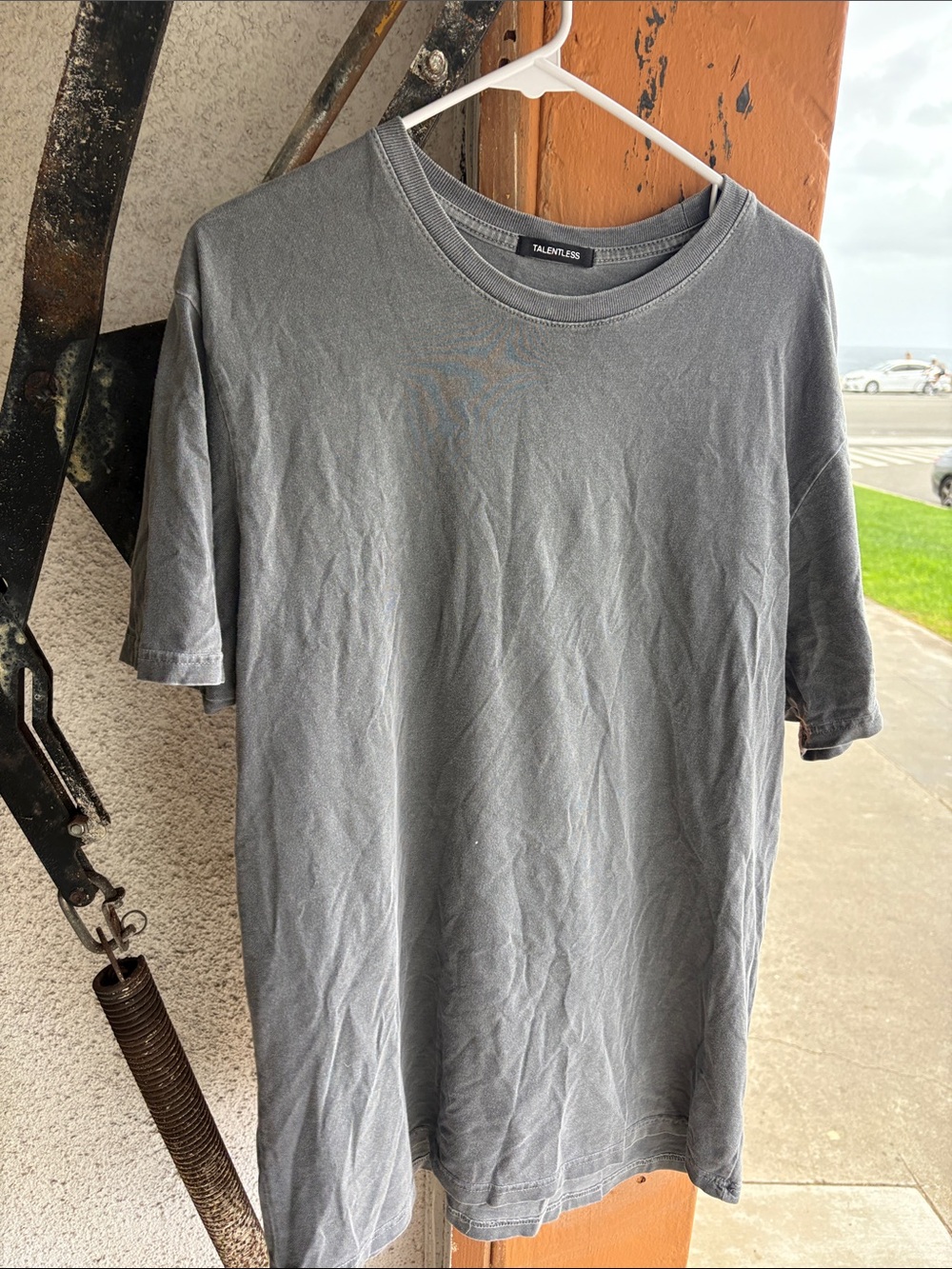 Talentless Crew Neck T-Shirt - Gray